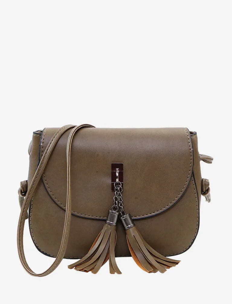 Mini Tassel Solid Clutches