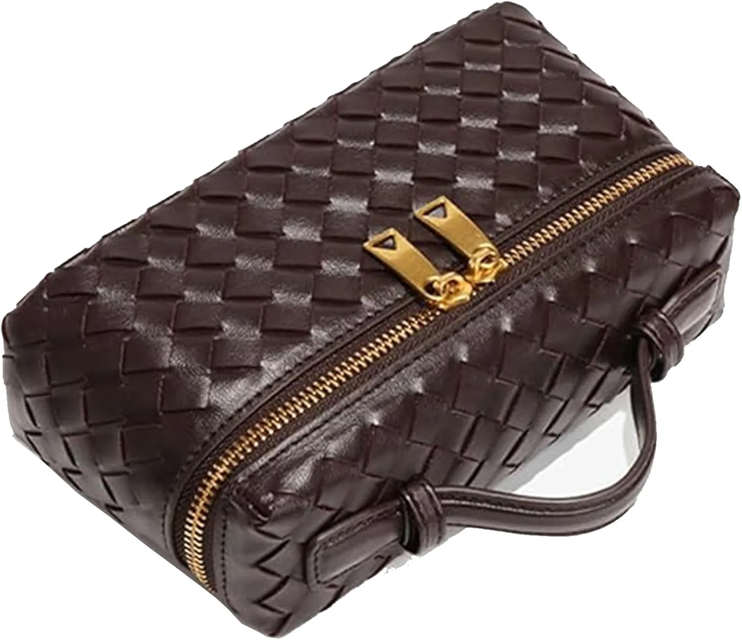 Mini Woven Crossbody Purse Square Box Bags Top-Handle Tote Handbag Shoulder Bag Cute Satchels Trendy