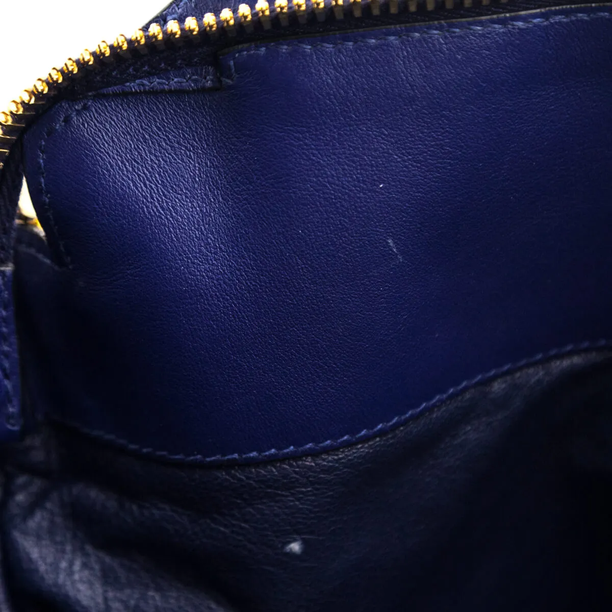 Miu Miu Blue Soft Calfskin Cloud Hobo