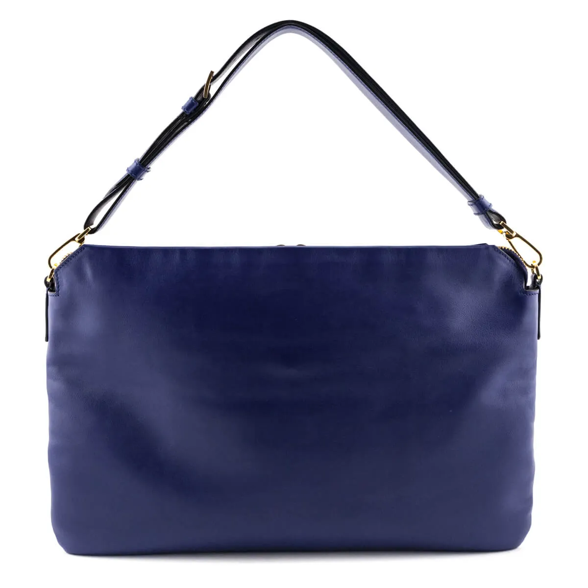 Miu Miu Blue Soft Calfskin Cloud Hobo