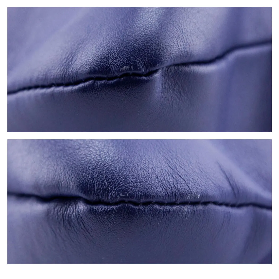 Miu Miu Blue Soft Calfskin Cloud Hobo