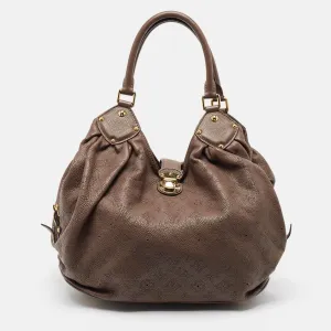 Moka Monogram Mahina Leather Surya L Bag