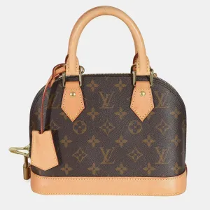 Monogram Canvas Alma BB Satchels