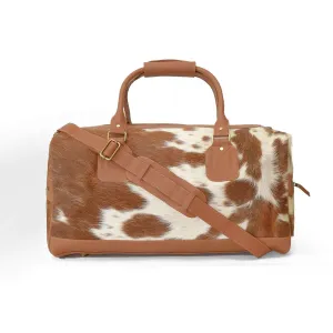 MOXI LEATHER DUFFEL BROWN