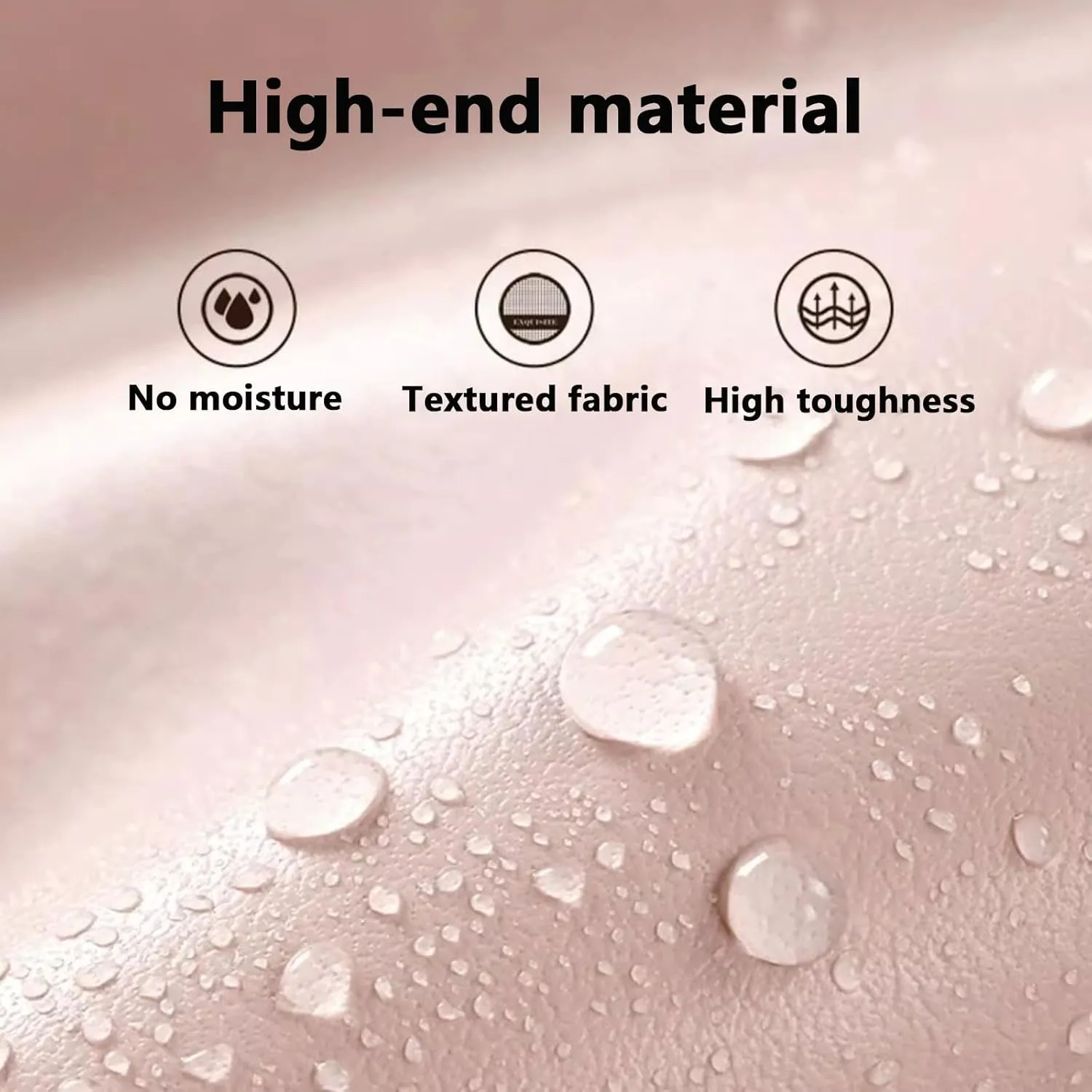 Multi-Compartment Toiletry Cosmetics Bag, Consulbefor Bag-Multi Compartment Toiletry Bag, Toiletry Cosmetics Bag Consulbefor, PU Leather Large Capacity & Portable (Beige)