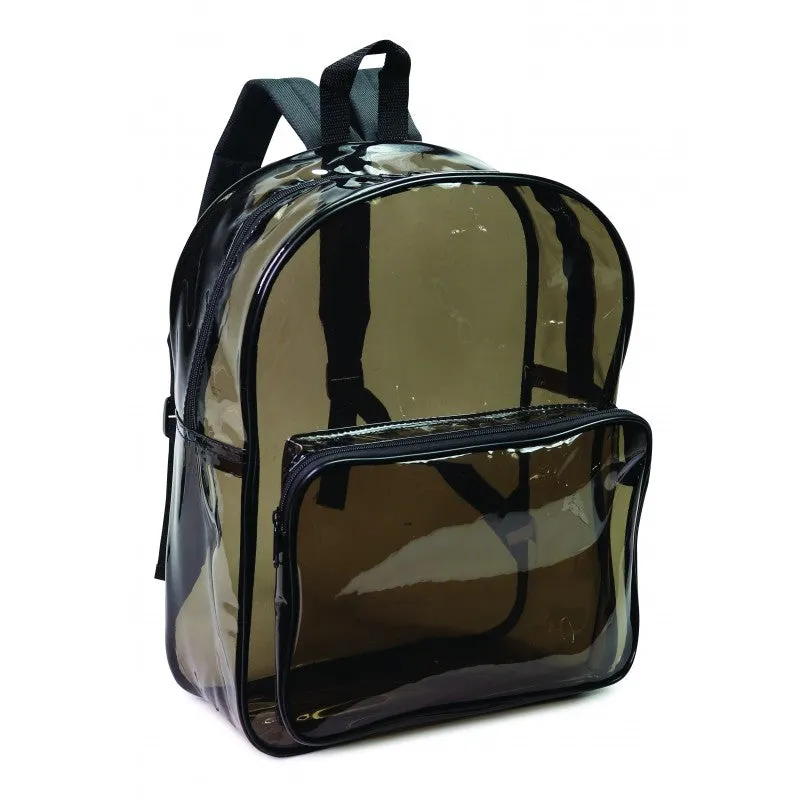 Multi-Purpose Clear Backpack W/ Front Pocket