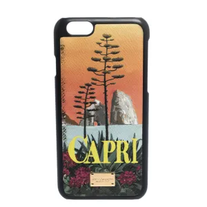 Multicolor Capri Print Leather iPhone 6 Case