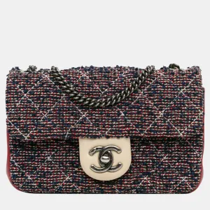 Multicolor CC Quilted Tweed Single Flap