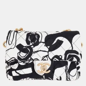Multicolor Fabric Mini Dear Coco Single Flap Bag
