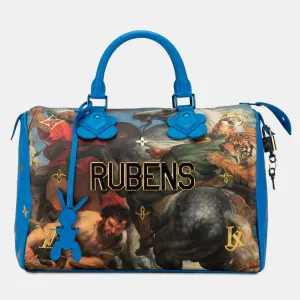 Multicolour Leather Masters Rubens Speedy 30 Satchel Bag