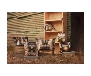 Mustard Aztec & Brown Cowhide Bags Set - Options