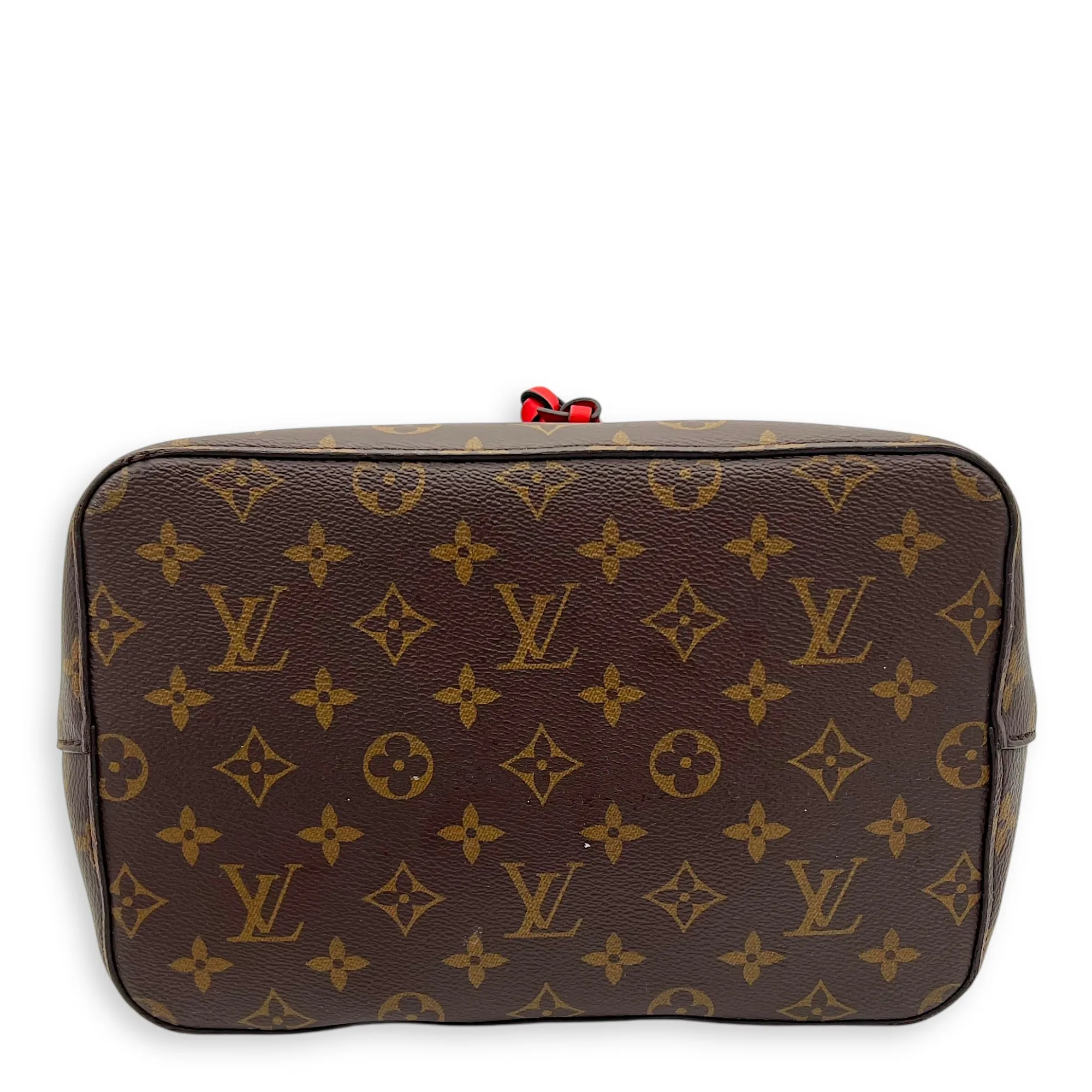 NeoNoe Bucket Bag Brown in Monogram Coated Canvas, Gold hardware