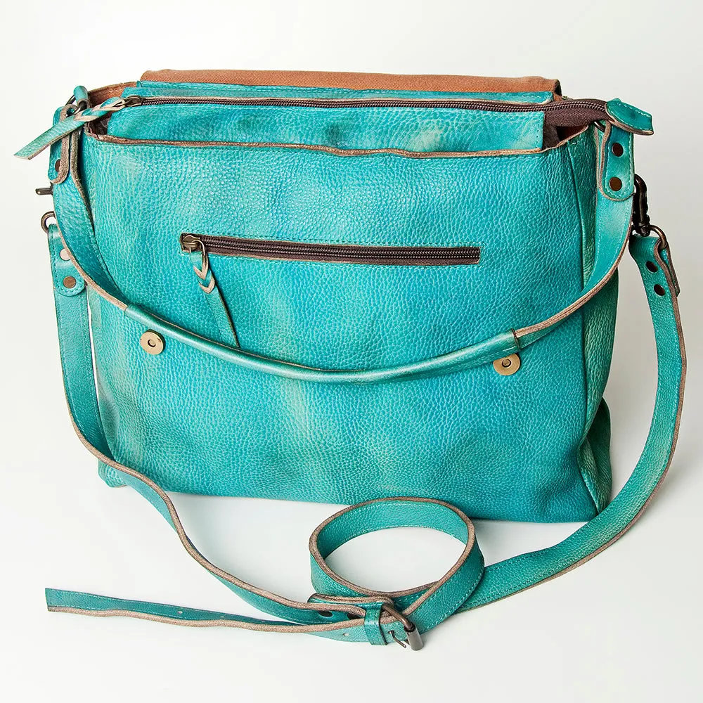 Never Mind Nmbg132A Hobo Vintage Handmade Genuine Cowhide Leather Women Bag Western Handbag Purse