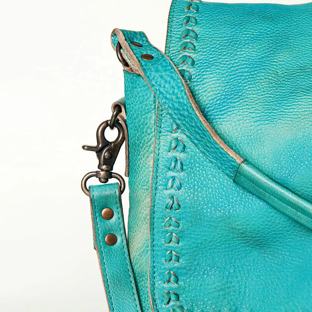 Never Mind Nmbg132A Hobo Vintage Handmade Genuine Cowhide Leather Women Bag Western Handbag Purse