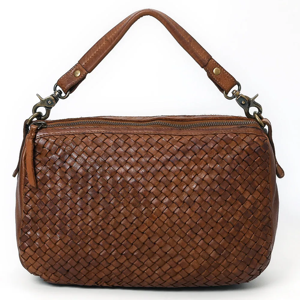 Never Mind NMBGM161A Hobo Vintage Handmade Genuine Cowhide Leather Women Bag Western Handbag Purse
