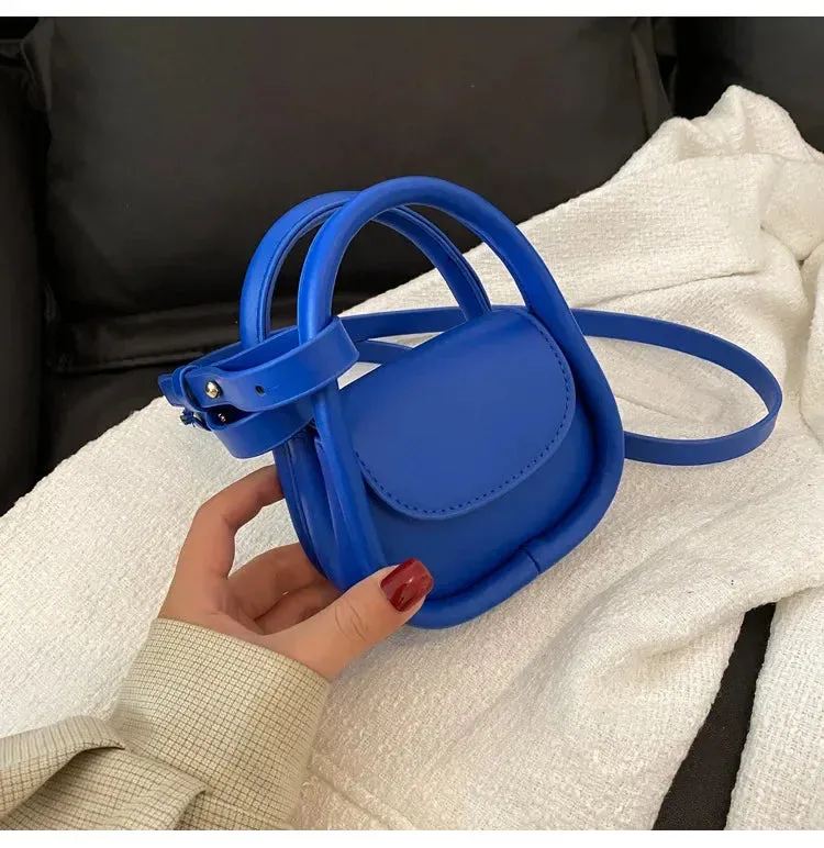 New Fashion Designer Mini Shoulder Bags Solid Color Chic Storage