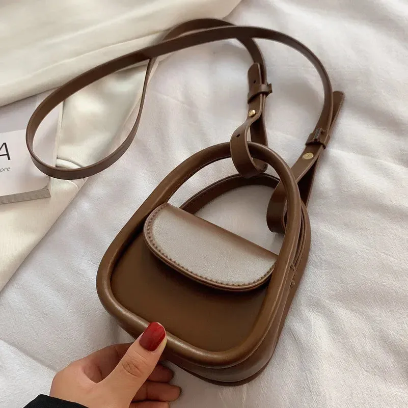 New Fashion Designer Mini Shoulder Bags Solid Color Chic Storage