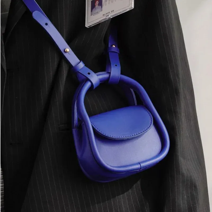 New Fashion Designer Mini Shoulder Bags Solid Color Chic Storage
