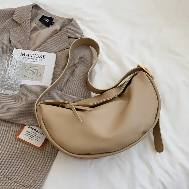 New Women's Crossbody Bags – Large Capacity Luxury Shoulder Bag, Soft Casual Travel Hobo Vintage Sac