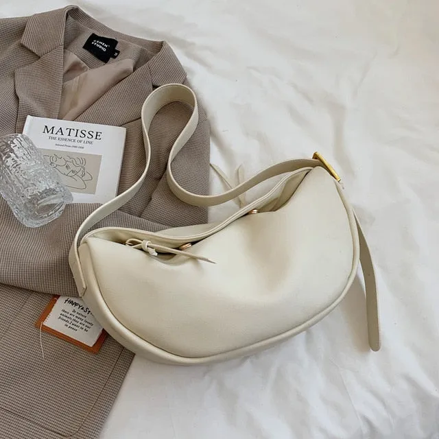 New Women's Crossbody Bags – Large Capacity Luxury Shoulder Bag, Soft Casual Travel Hobo Vintage Sac