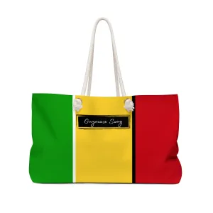 Official Guyanese Swag Ice Gold Green Weekender Bag