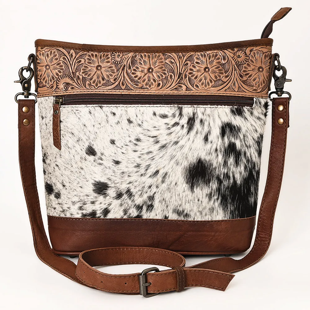OHLAY OHG132 HOBO Hand Tooled Hair-on Genuine Leather women bag western handbag purse