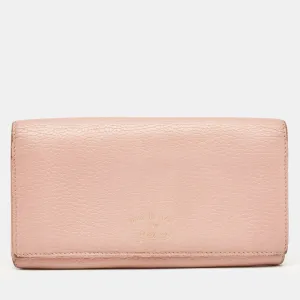 Old Rose Leather Swing Continental Wallet
