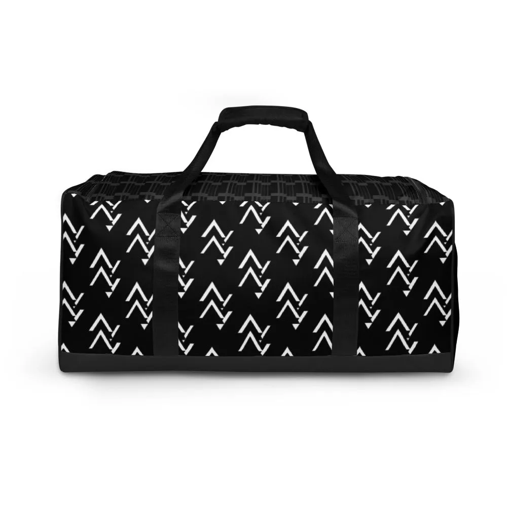 Origen Destination |On-Arrival Point of Origen Symbol-inspired Black Duffle bag
