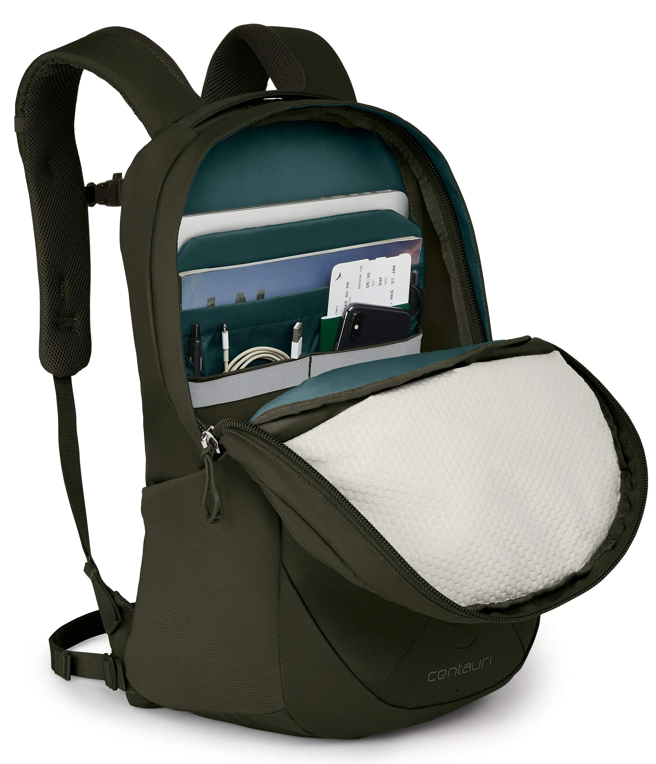 Osprey Packs Centauri Laptop Backpack, Cypress Green