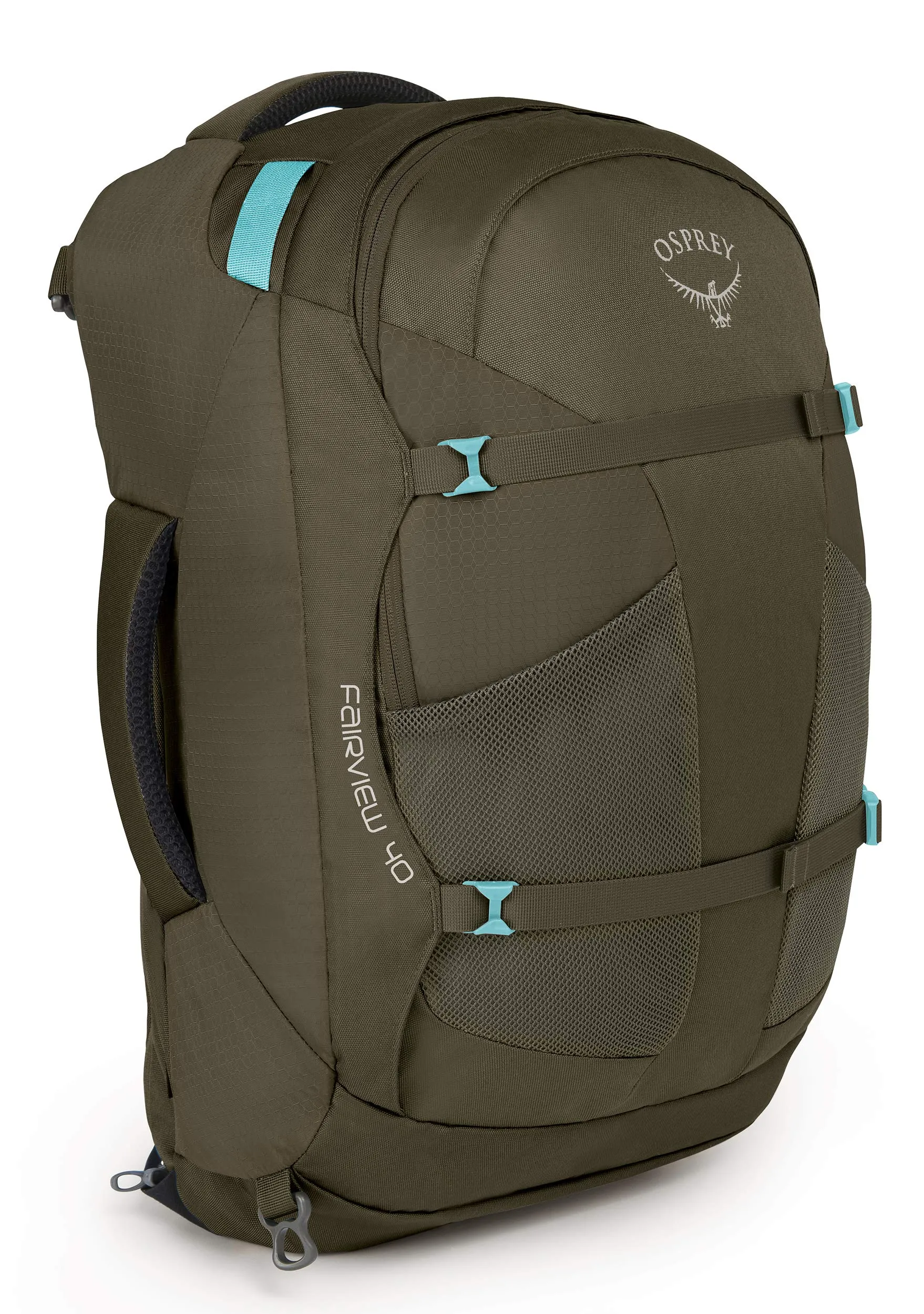 Osprey Packs Fairview 40 Women's Travel Backpack, Misty Grey, Small/Medium