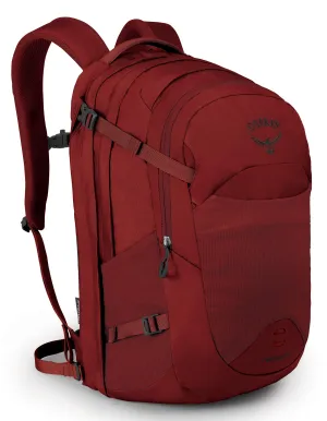 Osprey Packs Nebula Men's Laptop Backpack, Rivet Red