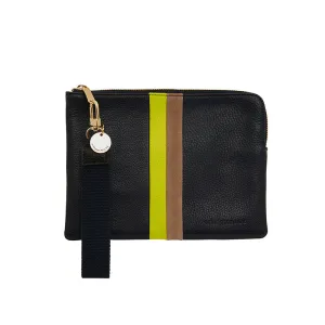 Paige Clutch Stripe - Navy Multi