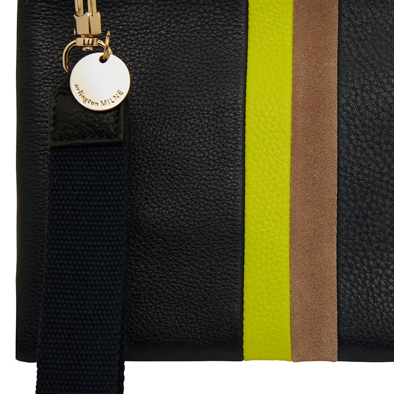 Paige Clutch Stripe - Navy Multi