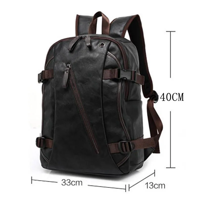 Patent Leather Daily Backpacks