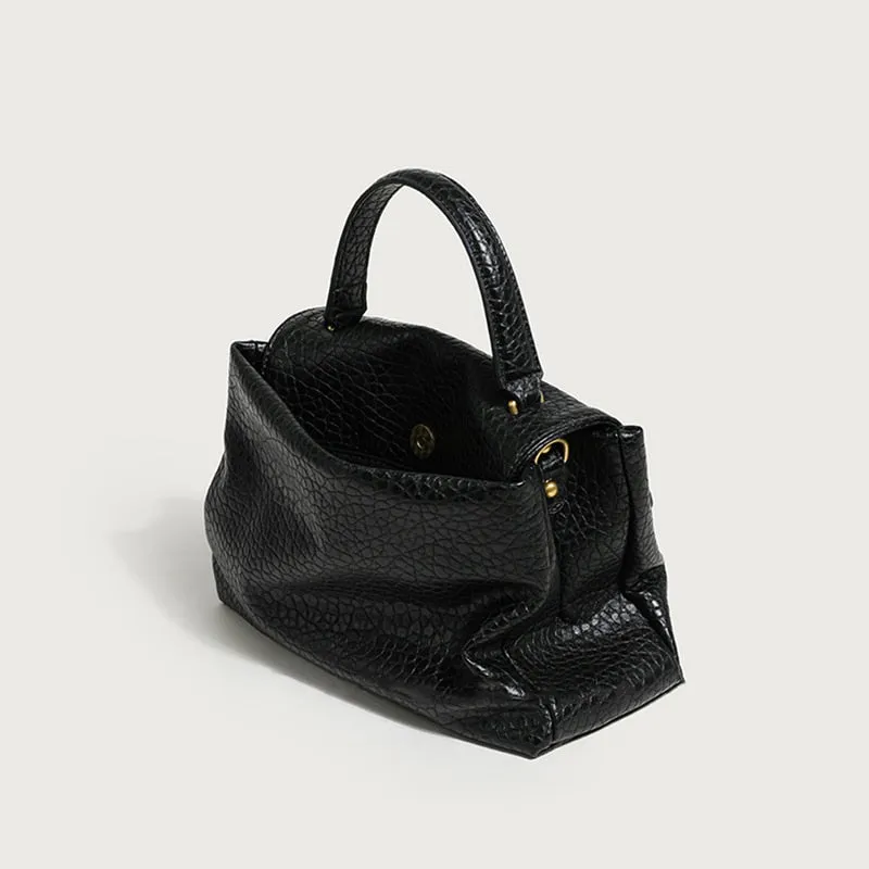 Peria Pebble Stone Leather Bag