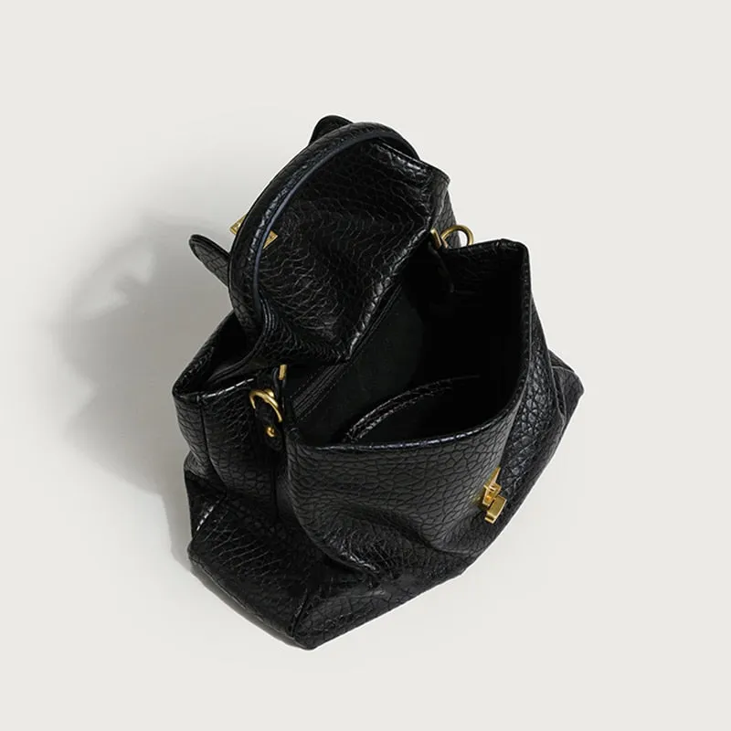 Peria Pebble Stone Leather Bag