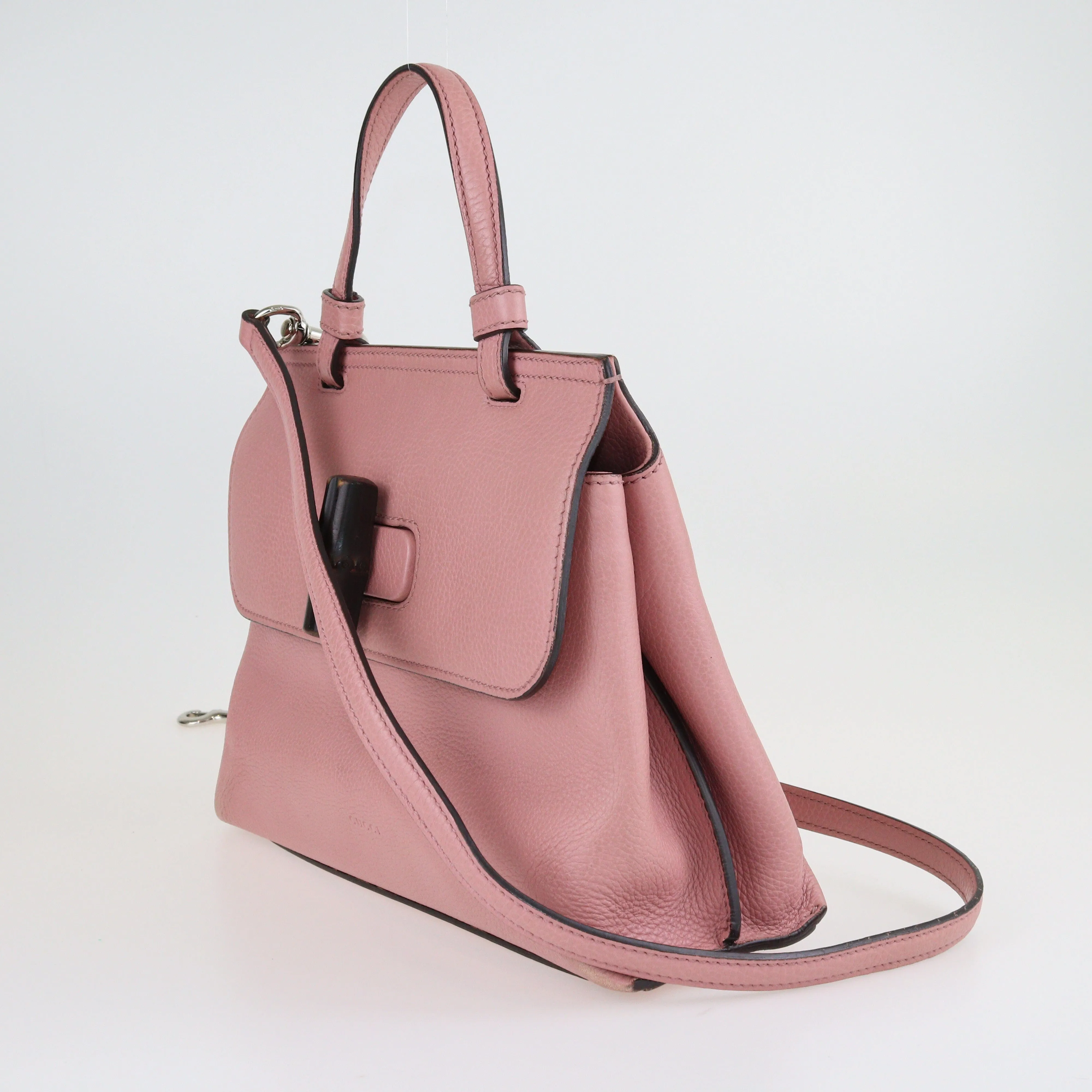 Pink Bamboo Daily Shoulder Bag