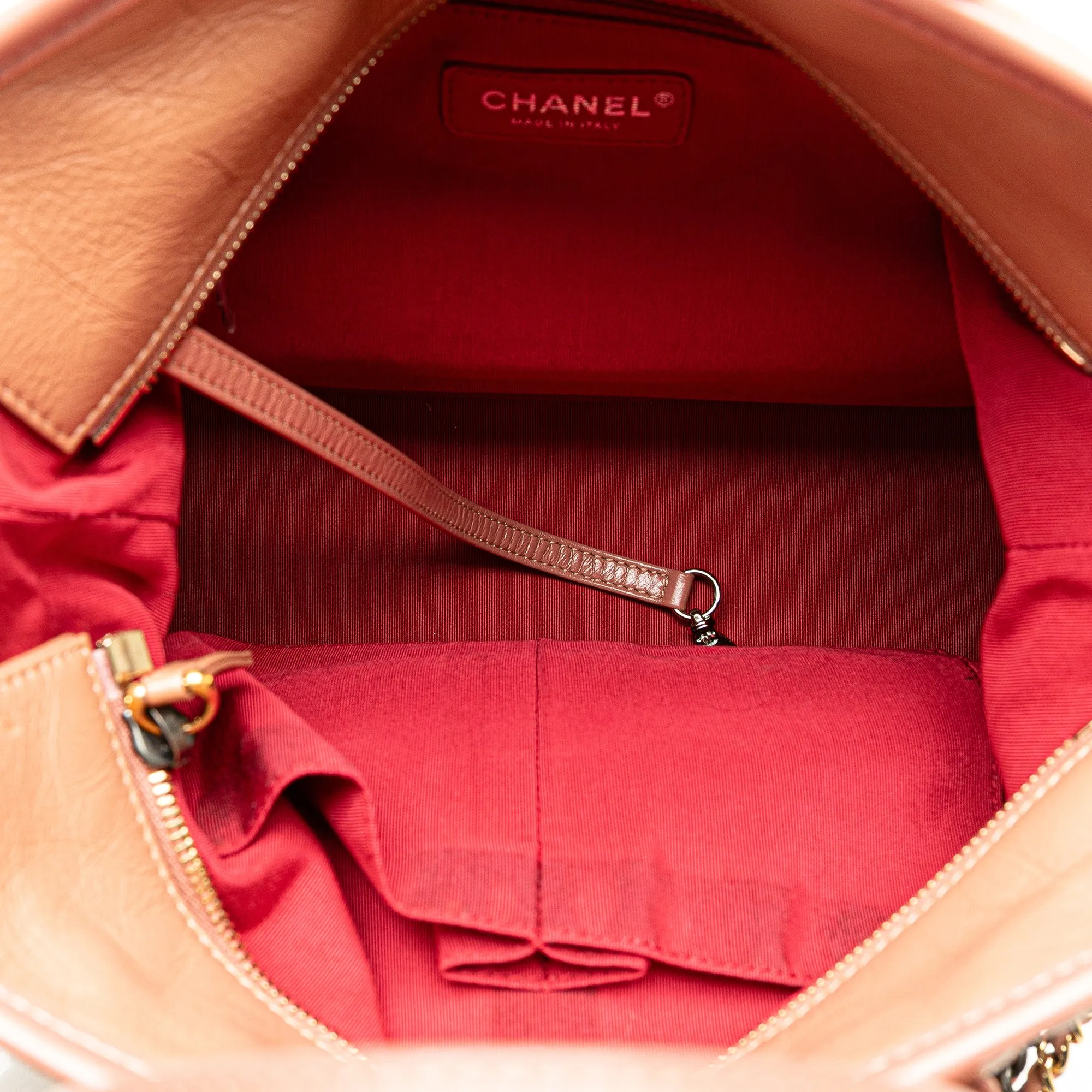 Pink Chanel Medium Quilted Calfskin Gabrielle Shopping Satchel