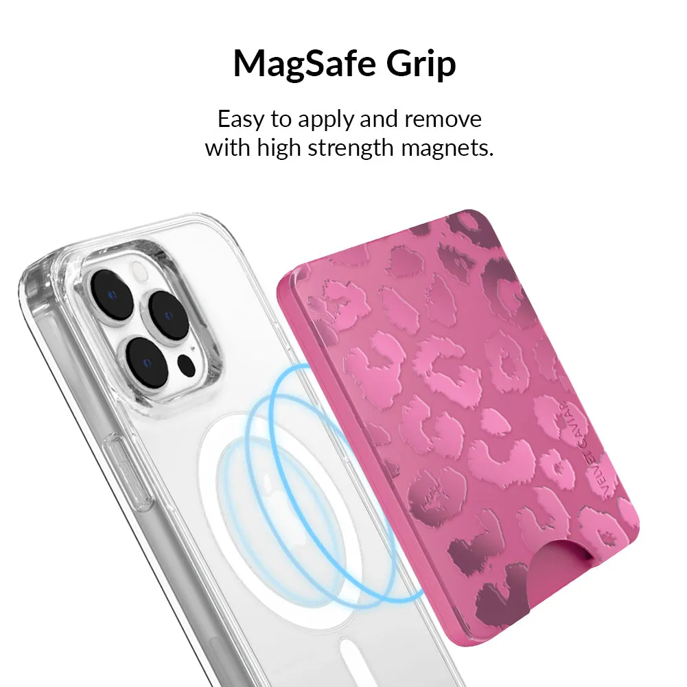 Pink Ruby Leopard MagSafe Wallet