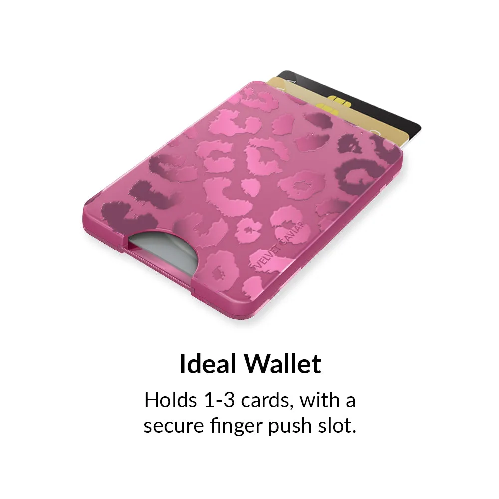 Pink Ruby Leopard MagSafe Wallet