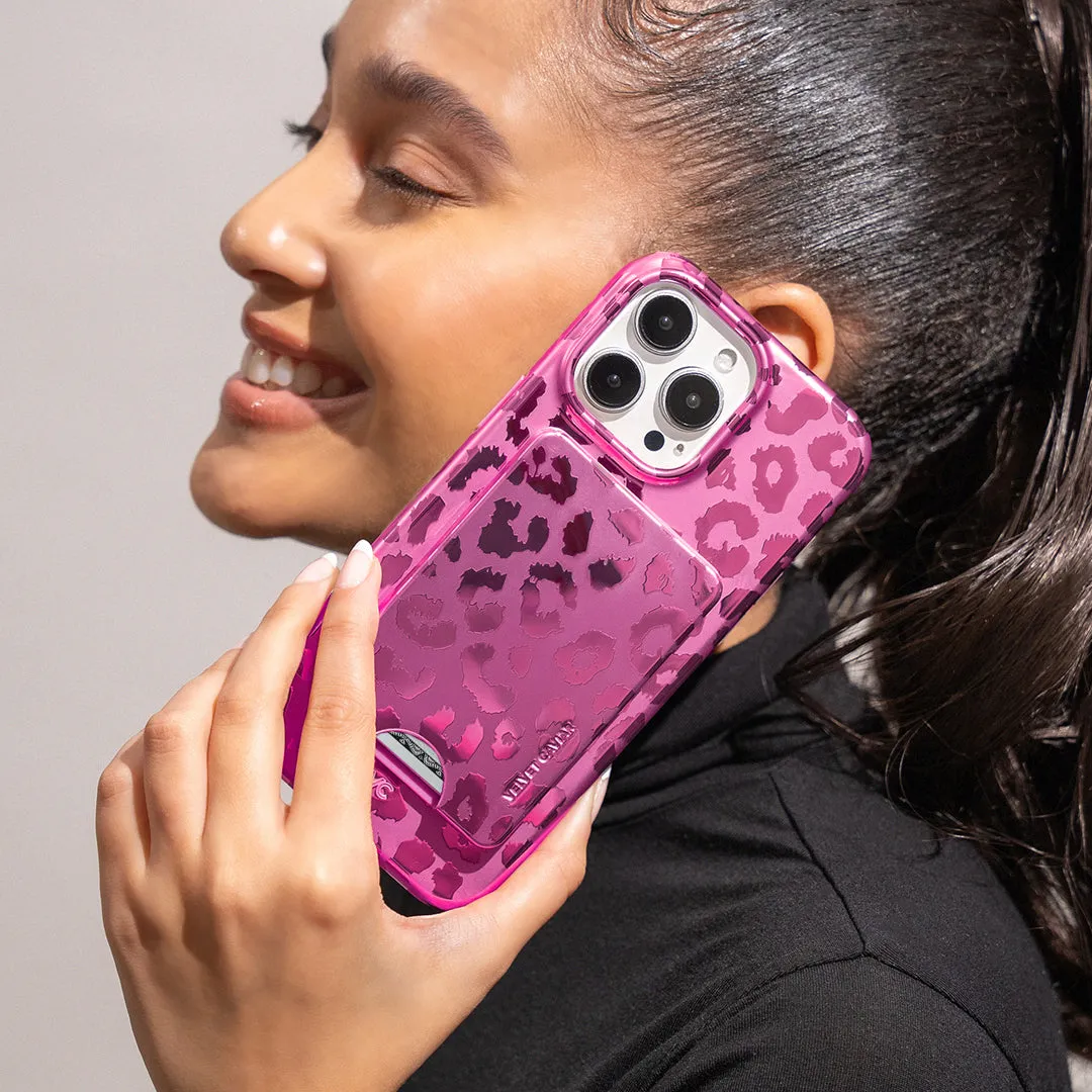 Pink Ruby Leopard MagSafe Wallet