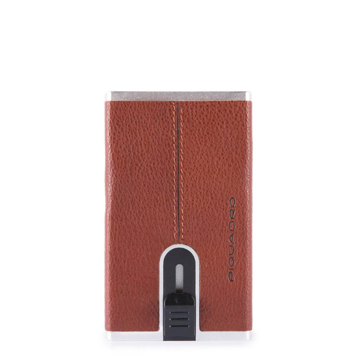 Piquadro - Porta carte di credito con Sliding System Black Square - PP4825B3R - CUOIO