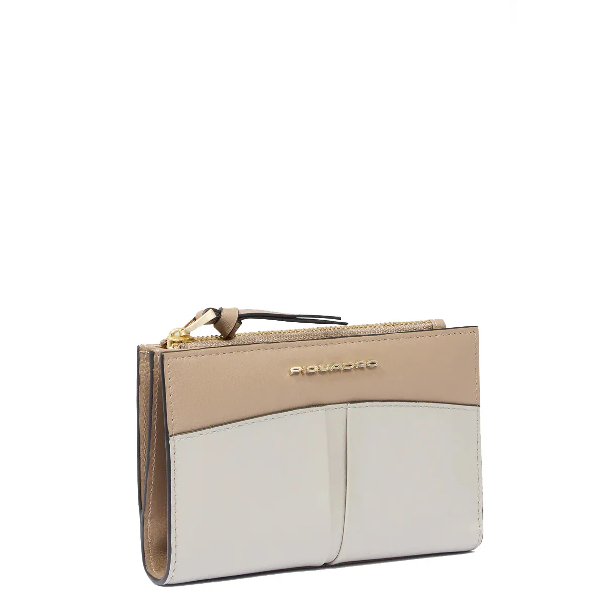 Piquadro - Portafoglio piccolo Bifold Circle Beige - PD6536W134R - BEIGE