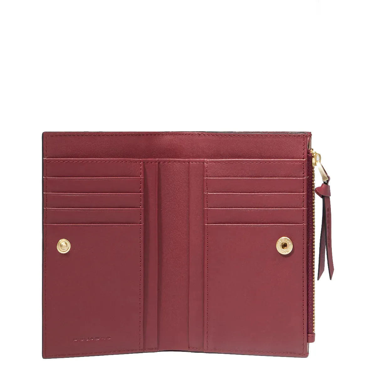 Piquadro - Portafoglio piccolo Bifold Circle Bordeaux - PD6536W134R - BORDEAUX