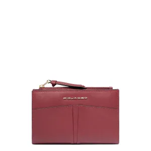 Piquadro - Portafoglio piccolo Bifold Circle Bordeaux - PD6536W134R - BORDEAUX