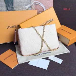 Pochette Double Zip M63919 White