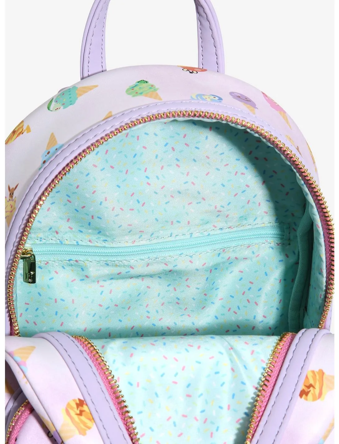 Pokemon Mini Backpack Pokemon Ice Cream Acid Wash Loungefly