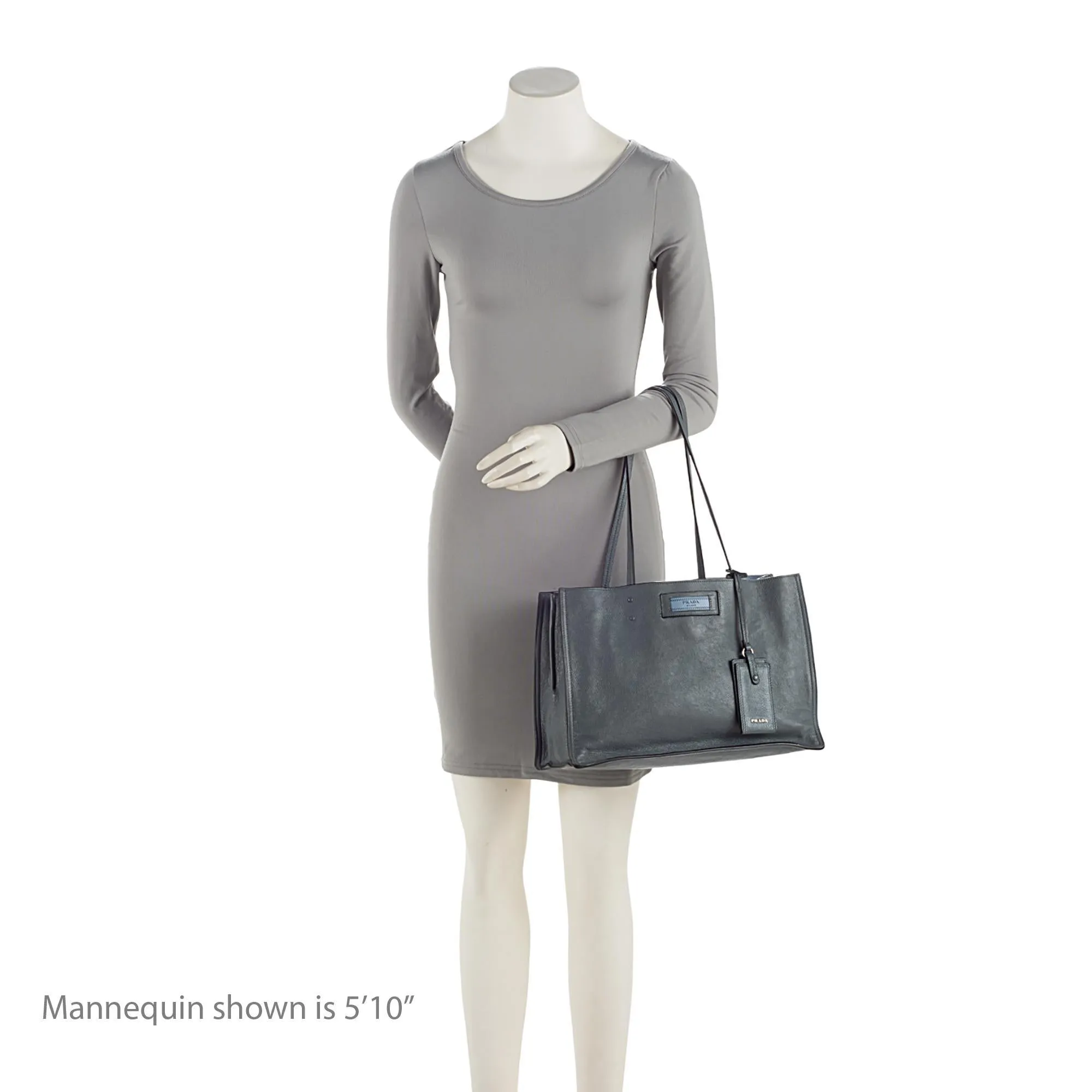 Prada Glace Calf Etiquette Tote