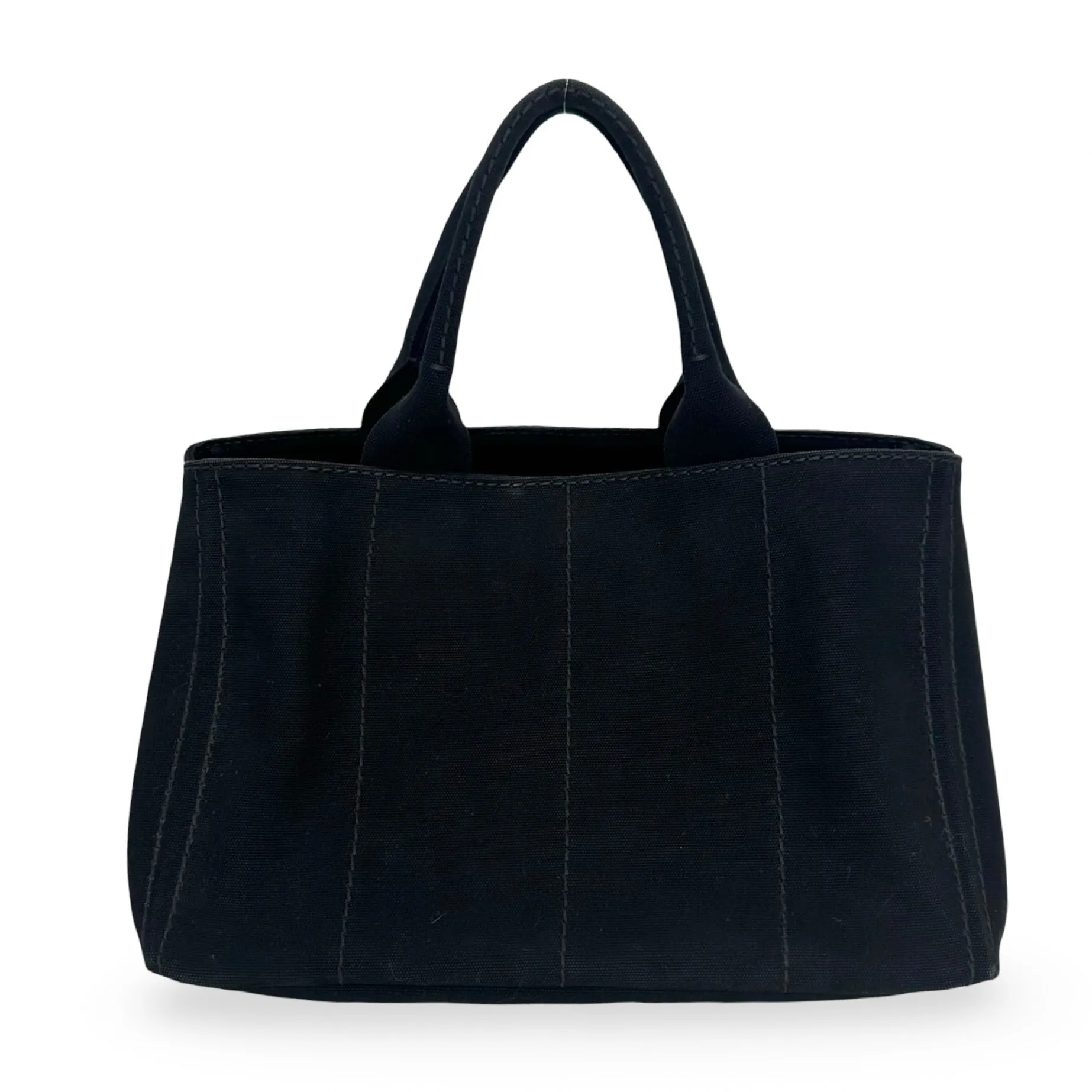PRADA: Jacquard Canvas Large Canapa Tote