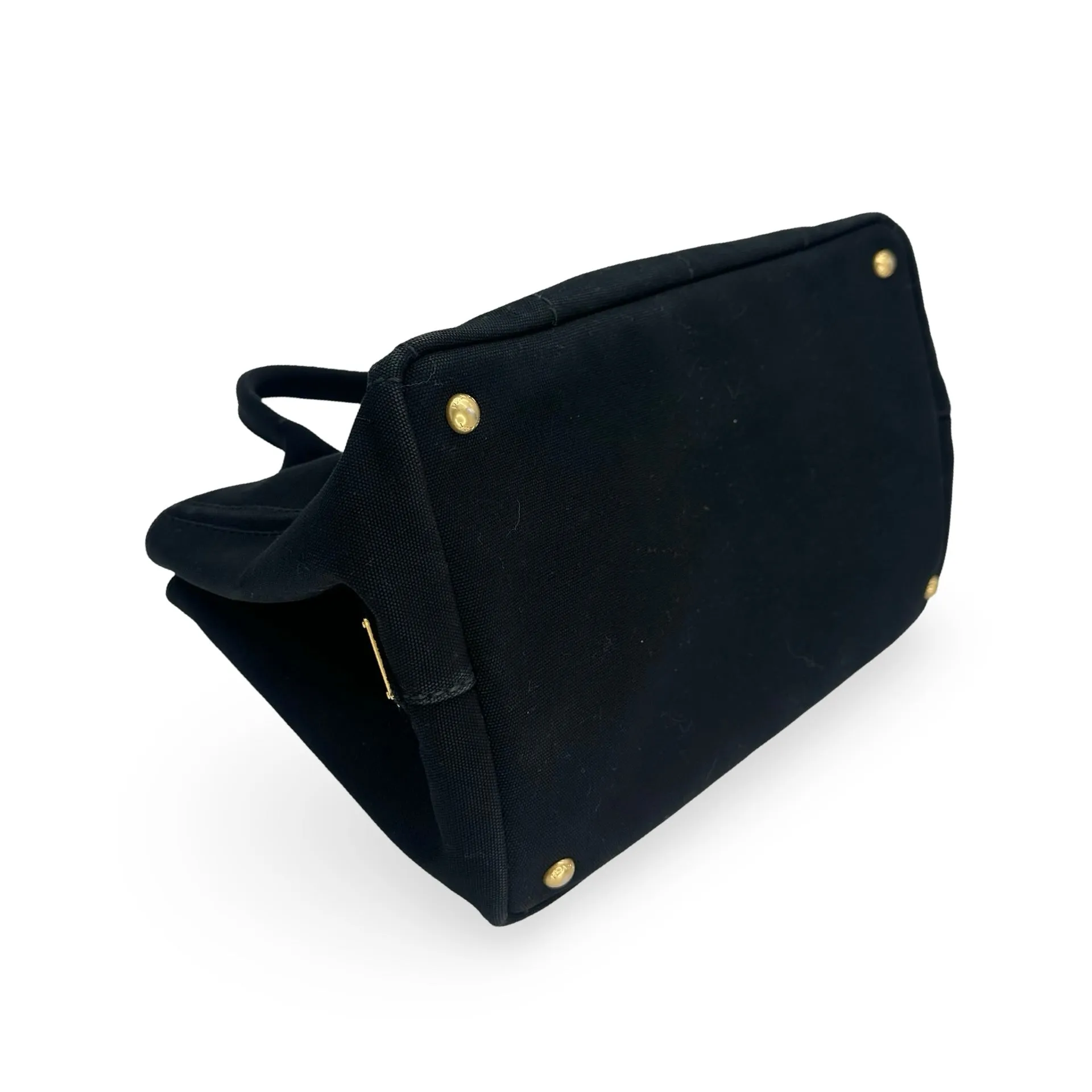PRADA: Jacquard Canvas Large Canapa Tote